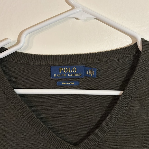 Men’s dark green Ralph Lauren sweater - Picture 3 of 4